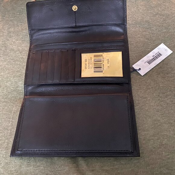Dooney & Bourke Black Snap Wallet - Picture 4 of 7
